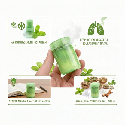 Inhalateur Nasal aux Herbes Thaïlandaises